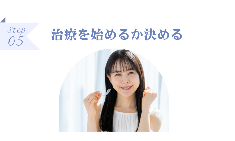 治療を始めるか決める