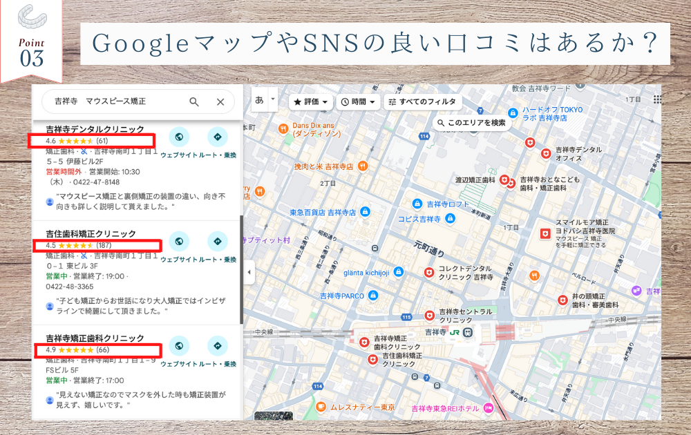 インビザラインポイント3