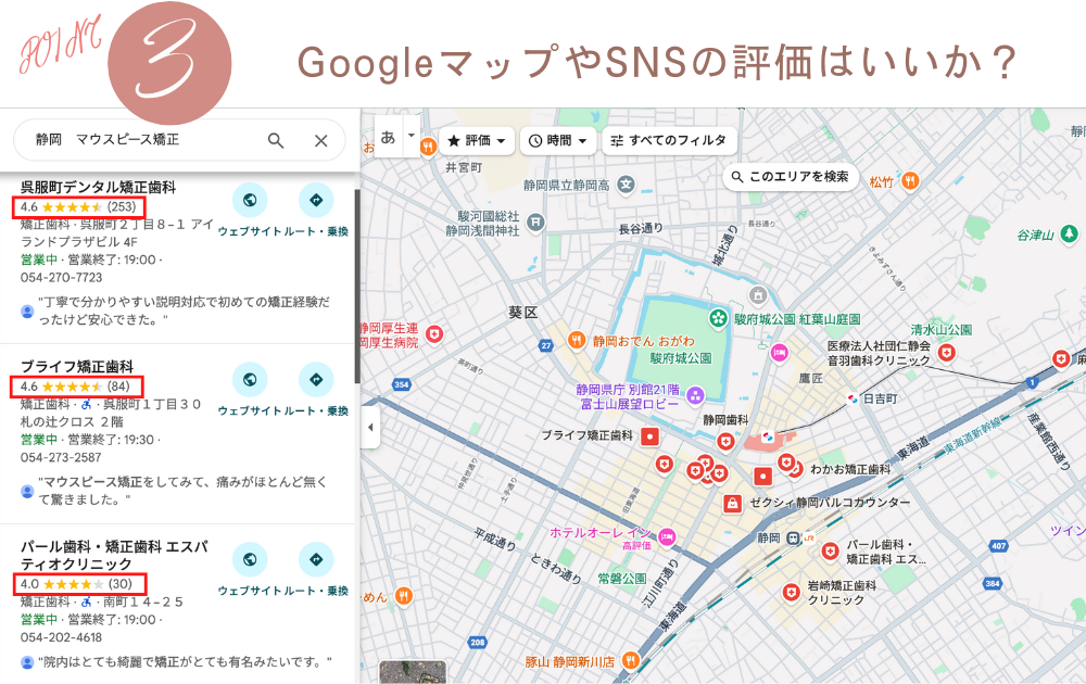 歯科医院選びのポイント3