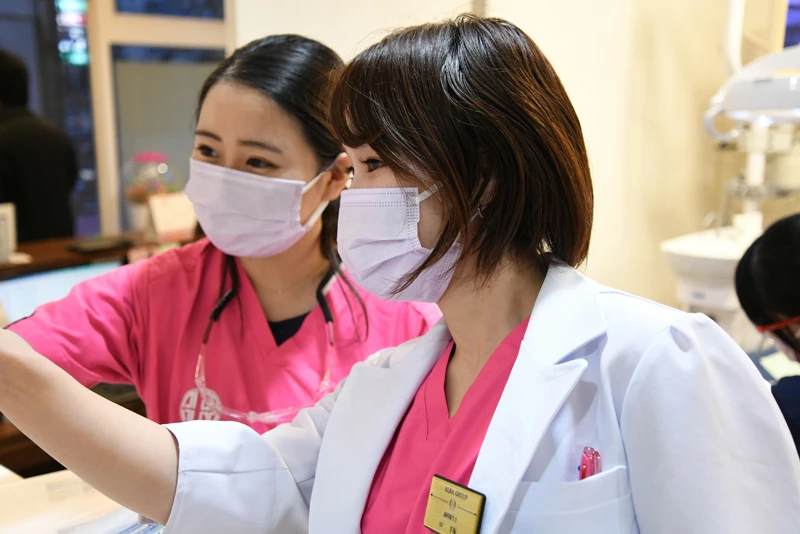 小児歯科の診療風景です