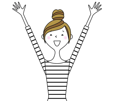 ポリリン酸Naで虫歯・歯周病予防ができて喜んでいる女性